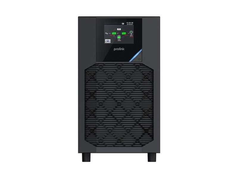 UPS Prolink PRO810-III-QS-BLK 10KVA Online UPS/Tower/1P1P/p.f 1.0/Touch Screen LCD (12V/9Ah x 20pcs)